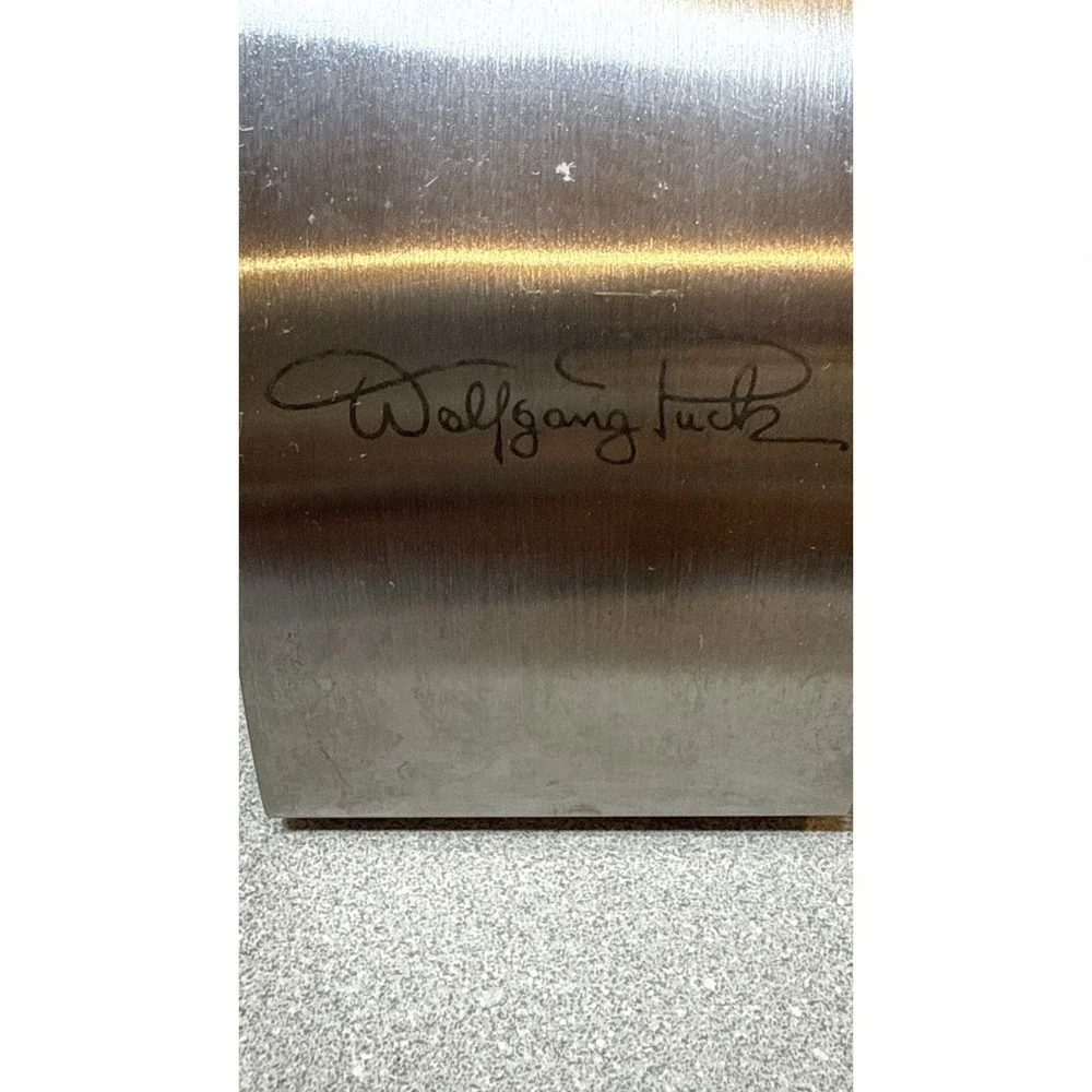 Wolfgang Puck 5 Slot Wood Block‎ For Knife And Scissors